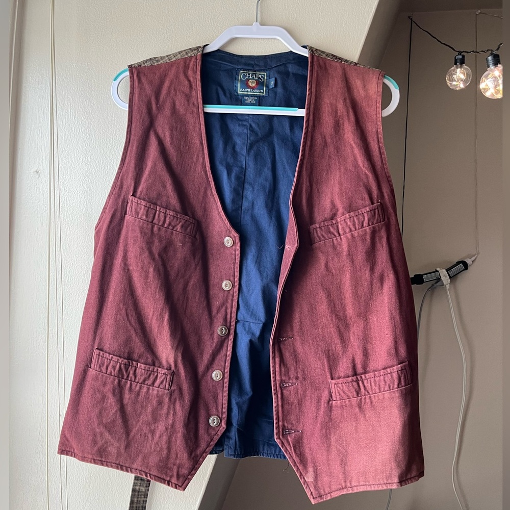 Chaps Ralph Lauren Autumn Cotten vest